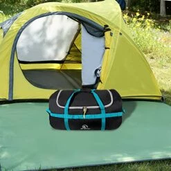 REDCAMP 85L Foldable Duffle Bag With Wheels 26", 1680D Oxford Collapsible Large Duffel Bag With Rollers For Camping Travel Gear, Black 13 REDCAMP 85L Foldable Duffle Bag With Wheels 26", 1680D Oxford Collapsible Large Duffel Bag With Rollers For Camping Travel Gear, Black -LUGGAGE FACTORY Sales 517kFgKbhQL