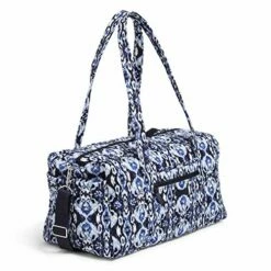 Vera Bradley Women's Cotton Medium Travel Duffel Bag, Ikat Island, One Size 9 Vera Bradley Women's Cotton Medium Travel Duffel Bag, Ikat Island, One Size -LUGGAGE FACTORY Sales 519ROZ1ED1L