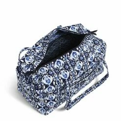 Vera Bradley Women's Signature Cotton Large Travel Duffel Bag, Ikat Island, One Size -LUGGAGE FACTORY Sales 51A6CIlWheL