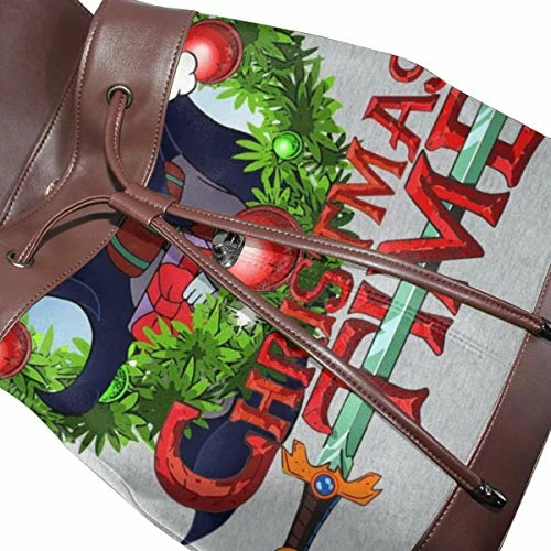 Adventure Christmas Time Wreath Marceline Cartoon Network Fashion Design Leather Backpack For Women Men College School Bookbag Weekend Travel Daypack 7 Adventure Christmas Time Wreath Marceline Cartoon Network Fashion Design Leather Backpack For Women Men College School Bookbag Weekend Travel Daypack - Image 5