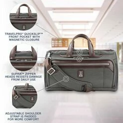 Travelpro Plaitnum Elite-Regional Underseat Duffel Bag, Vintage Grey, One Size -LUGGAGE FACTORY Sales 51AiLgYv3oL