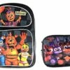 Five Nights At Freddy's Large Backpack 16" Boys School Book Bag Plus Lunch Bag -LUGGAGE FACTORY Sales 51AlYrmBcIL