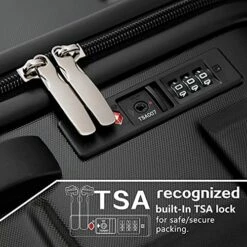 Coolife Luggage Expandable(only 28") Suitcase PC+ABS Spinner Built-In TSA Lock 20in 24in 28in Carry On (white, S(20in_carry On)) -LUGGAGE FACTORY Sales 51Aq1xlm fL eb28bd6b 9b99 44a2 9292 2f975a342efe