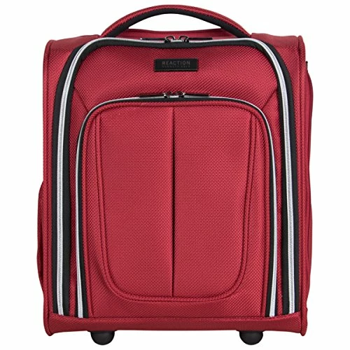Kenneth Cole Reaction Lincoln Square 16" 1680d Polyester 2-Wheel Underseater Carry-on, Red 7 Kenneth Cole Reaction Lincoln Square 16" 1680d Polyester 2-Wheel Underseater Carry-on, Red - Image 5