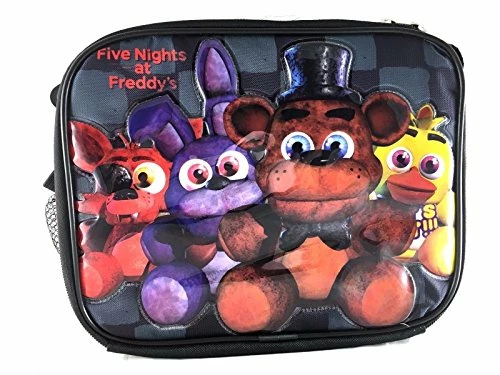 Five Nights At Freddy's Large Backpack 16" Boys School Book Bag Plus Lunch Bag 6 Five Nights At Freddy's Large Backpack 16" Boys School Book Bag Plus Lunch Bag - Image 4