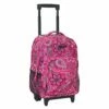 Rockland Luggage 17 Inch Rolling Backpack, Bandana, Medium -LUGGAGE FACTORY Sales 51CbqK4WMjL