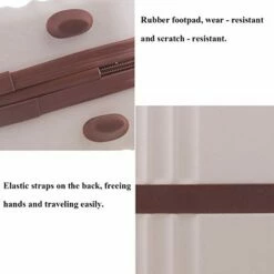 Exttlliy Mini Hard Shell Hard Travel Luggage Cosmetic Case, Small Portable Carrying Case Suitcase For Makeup (Rose Gold) 10 Exttlliy Mini Hard Shell Hard Travel Luggage Cosmetic Case, Small Portable Carrying Case Suitcase For Makeup (Rose Gold) -LUGGAGE FACTORY Sales 51GD tfw81L