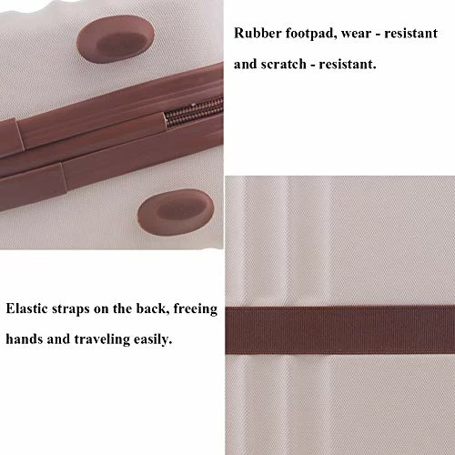 Exttlliy Mini Hard Shell Hard Travel Luggage Cosmetic Case, Small Portable Carrying Case Suitcase For Makeup (Rose Gold) 5 Exttlliy Mini Hard Shell Hard Travel Luggage Cosmetic Case, Small Portable Carrying Case Suitcase For Makeup (Rose Gold) - Image 3