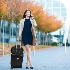 Large Capacity Maximum Allowance 22x14x9 All Parts Carry On Luggage Bag | Rolling Travel Suitcase Lightweight Small Soft Trolley For Women | Approved By Delta, United, Southwest & Many More 12 Large Capacity Maximum Allowance 22x14x9 All Parts Carry On Luggage Bag | Rolling Travel Suitcase Lightweight Small Soft Trolley For Women | Approved By Delta, United, Southwest & Many More -LUGGAGE FACTORY Sales 51GEh6Cqx7L