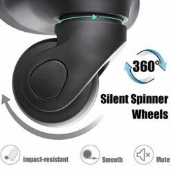 Hardshell Luggage Sets 3 PCS Spinner Suitcase With Tsa Lock Lightweight Black -LUGGAGE FACTORY Sales 51GdK0GQOdL 58557358 2d60 428c a3d8 ef636d6eeb94