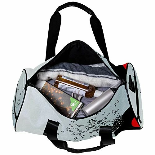 LEVEIS Duffel Bag Tyu Travel Luggage Tote Weekender Gym Bag For Men & Women 4 LEVEIS Duffel Bag Tyu Travel Luggage Tote Weekender Gym Bag For Men & Women - Image 2