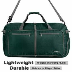 Gonex 150L Travel Duffel Bag Foldable Extra Large Duffle Bag XL Heavy Duty For Men Women For Luggage Shopping Blackish Green 15 Gonex 150L Travel Duffel Bag Foldable Extra Large Duffle Bag XL Heavy Duty For Men Women For Luggage Shopping Blackish Green -LUGGAGE FACTORY Sales 51INaJChirL