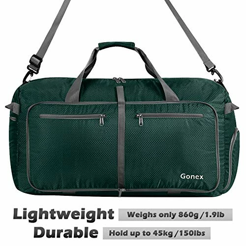 Gonex 150L Travel Duffel Bag Foldable Extra Large Duffle Bag XL Heavy Duty For Men Women For Luggage Shopping Blackish Green 7 Gonex 150L Travel Duffel Bag Foldable Extra Large Duffle Bag XL Heavy Duty For Men Women For Luggage Shopping Blackish Green - Image 5