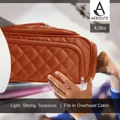 16.5" Underseat Women Luggage Carry On Suitcase - Small Rolling Tote Bag With Wheels (Orange) -LUGGAGE FACTORY Sales 51JKQg50wiL