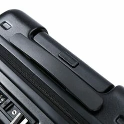 TydeCkare 20 Inch Carrry On Luggage With Front Zipper Pocket, 45L, Lightweight ABS+PC Hardshell Suitcase With TSA Lock & Spinner Silent Wheels, Convenient For Business Trips, Black -LUGGAGE FACTORY Sales 51KPADPOYNL