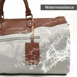 Convertible Garment Bag With Shoulder Strap, Travel Weekender Overnight Carry On Garment Duffel Bag For Women With Shoes Compartment - 2 In 1 Hanging Suitcase Suit Travel Bags -LUGGAGE FACTORY Sales 51KWqoWl93L