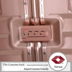 Sondre X Luggage Rolling Wheels Old Fashion Trunk Suitcase PC ABS Spinner Hardshell Carry On With TSA Lock 20" 24" 26" 29"(White) -LUGGAGE FACTORY Sales 51MC9mefZbL