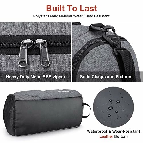 Canway Sports Gym Bag, Travel Duffel Bag With Wet Pocket & Shoes Compartment for Men Women, 45L, Lightweight 6 Canway Sports Gym Bag, Travel Duffel Bag With Wet Pocket & Shoes Compartment for Men Women, 45L, Lightweight - Image 4