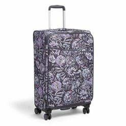 Vera Bradley Women's Softside Rolling Suitcase Luggage, Lavender Bouquet, 27" Check In -LUGGAGE FACTORY Sales 51MKcTmYVIL