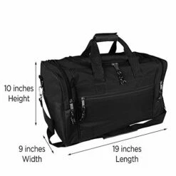 DALIX Blank Duffle Bag Duffel Bag In Black Gym Bag 12 DALIX Blank Duffle Bag Duffel Bag In Black Gym Bag -LUGGAGE FACTORY Sales 51MvpiiA7TL
