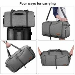 Canway 65L Travel Duffel Bag, Foldable Weekender Bag With Shoes Compartment For Men Women Water-proof & Tear Resistant 14 Canway 65L Travel Duffel Bag, Foldable Weekender Bag With Shoes Compartment For Men Women Water-proof & Tear Resistant -LUGGAGE FACTORY Sales 51Nf lzTTgL