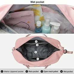 Travel Duffel Bag, Sports Tote Gym Bag, Shoulder Weekender Overnight Bag For Women 16 Travel Duffel Bag, Sports Tote Gym Bag, Shoulder Weekender Overnight Bag For Women -LUGGAGE FACTORY Sales 51NiGucGDkS