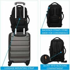 17in Airline Approved Travelling Shoulder Bag Carry On Overnight Underseat 18L -LUGGAGE FACTORY Sales 51PV5L0AxIL