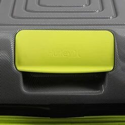 Hurley Suki Hardside Spinner Carry On Luggage 21", Light Grey/Neon -LUGGAGE FACTORY Sales 51Q1pmDfLwS a005b2da 851f 4ad7 804a 74db292cab02