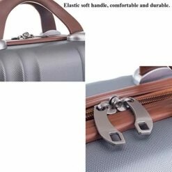 Exttlliy Mini Hard Shell Hard Travel Luggage Cosmetic Case, Small Portable Carrying Case Suitcase For Makeup (Rose Gold) 9 Exttlliy Mini Hard Shell Hard Travel Luggage Cosmetic Case, Small Portable Carrying Case Suitcase For Makeup (Rose Gold) -LUGGAGE FACTORY Sales 51Q8PdSvZ1L