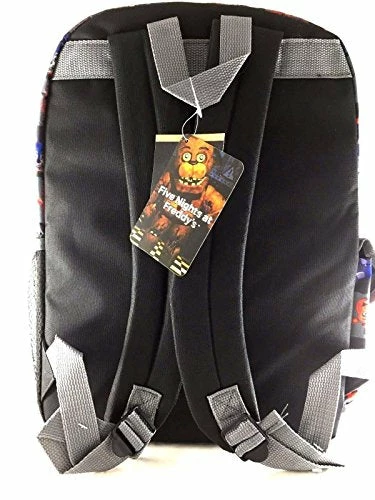 Five Nights At Freddy's Large Backpack 16" Boys School Book Bag Plus Lunch Bag 4 Five Nights At Freddy's Large Backpack 16" Boys School Book Bag Plus Lunch Bag - Image 2