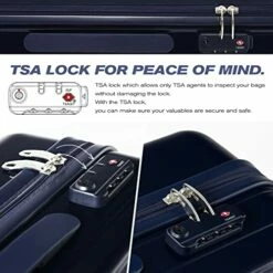 Coolife Luggage Suitcase Expandable (only 28”) ABS+PC Spinner Suitcase With TSA Lock Carry On 20 In 24in 28in 12 Coolife Luggage Suitcase Expandable (only 28”) ABS+PC Spinner Suitcase With TSA Lock Carry On 20 In 24in 28in -LUGGAGE FACTORY Sales 51R piwU2dL