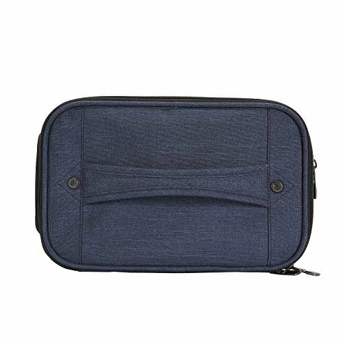 Travelers Club Luggage 16" Top Expandable Rolling Underseater W/USB Port, Blue Suitcase, Carry-On, Navy 13 Travelers Club Luggage 16" Top Expandable Rolling Underseater W/USB Port, Blue Suitcase, Carry-On, Navy - Image 11