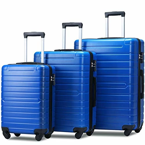 Flieks Luggage Sets 3 Piece Spinner Suitcase With TSA Lock Lightweight 20 24 28 Inch (Elegant Blue) 9 Flieks Luggage Sets 3 Piece Spinner Suitcase With TSA Lock Lightweight 20 24 28 Inch (Elegant Blue) - Image 7