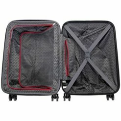 Kenneth Cole Reaction Flying Axis Collection Lightweight Hardside Expandable 8-Wheel Spinner Luggage, Silver, 20-Inch Carry On -LUGGAGE FACTORY Sales 51VATP4jC2L