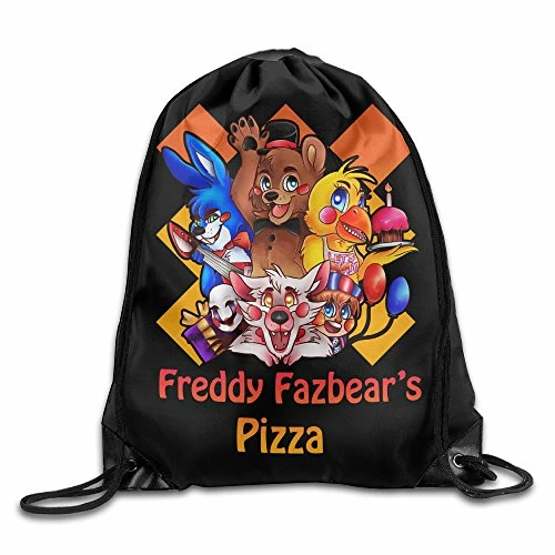 Five Nights At Freddys Pizza Drawstring Backpack Cinch Bag 3 Five Nights At Freddys Pizza Drawstring Backpack Cinch Bag