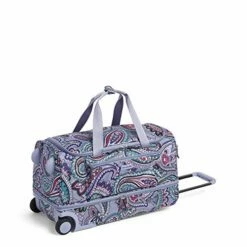 Vera Bradley Women's Duffle Luggage Vera Bradley Women S Lighten Up Foldable Duffel Rolling Suitcase Kona Paisley One Size, Kona Paisley, One Size US -LUGGAGE FACTORY Sales 51WBcmHYpYL