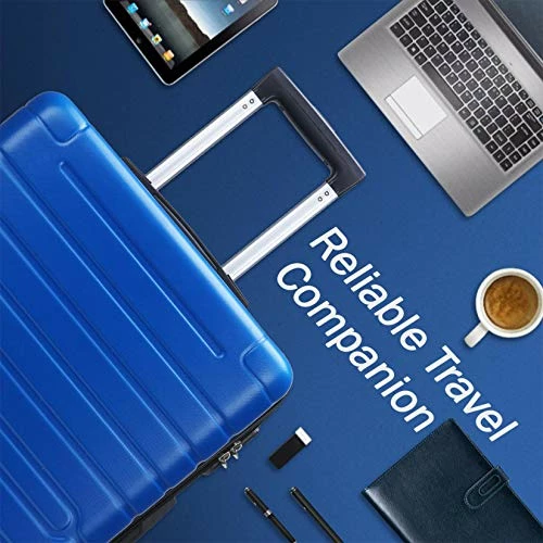 Flieks Luggage Sets 3 Piece Spinner Suitcase With TSA Lock Lightweight 20 24 28 Inch (Elegant Blue) 7 Flieks Luggage Sets 3 Piece Spinner Suitcase With TSA Lock Lightweight 20 24 28 Inch (Elegant Blue) - Image 5