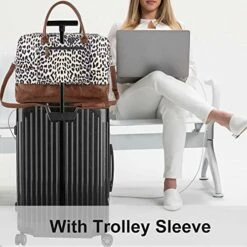 MyMealivos Canvas Weekender Bag, Overnight Travel Carry On Duffel Tote With Shoe Pouch -LUGGAGE FACTORY Sales 51XWbKChnFL