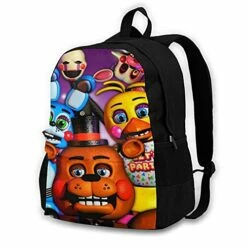 Koiidisa Five Nights At Freddy's 3D Printed Pattern Backpack Travel Bags School Laptop Bookbag,Lightweight Multi-Function And Water Resistant