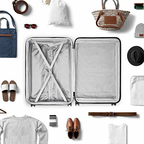 SSLine 3 Piece ABS Luggage Sets With Spinner Wheels,Expandable Suitcase Luggage Lightweight With TSA Lock,Hard Shell Spinner Carry On Suitcase (20 24 28 Inch) (Type-3, Gray) 8 SSLine 3 Piece ABS Luggage Sets With Spinner Wheels,Expandable Suitcase Luggage Lightweight With TSA Lock,Hard Shell Spinner Carry On Suitcase (20 24 28 Inch) (Type-3, Gray) - Image 6