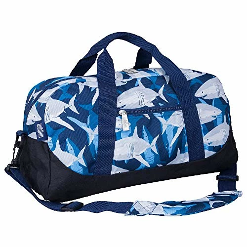 Wildkin Kids Overnighter Duffel Bags For Boys & Girls, Measures 18 X 9 X 9 Inches Duffel Bag For Kids, Carry-On Size & Ideal For School Practice Or Overnight Travel, BPA-free (Sharks) 3 Wildkin Kids Overnighter Duffel Bags For Boys & Girls, Measures 18 X 9 X 9 Inches Duffel Bag For Kids, Carry-On Size & Ideal For School Practice Or Overnight Travel, BPA-free (Sharks)