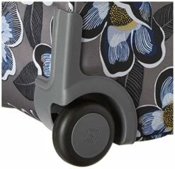 Vera Bradley Recycled Lighten Up Reactive XL Foldable Rolling Duffle Luggage, Blooms Shower -LUGGAGE FACTORY Sales 51arKuaADRL