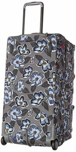 Vera Bradley Recycled Lighten Up Reactive XL Foldable Rolling Duffle Luggage, Blooms Shower -LUGGAGE FACTORY Sales 51bO8UX0LeL
