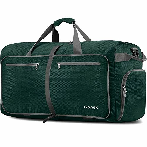 Gonex 150L Travel Duffel Bag Foldable Extra Large Duffle Bag XL Heavy Duty For Men Women For Luggage Shopping Blackish Green 3 Gonex 150L Travel Duffel Bag Foldable Extra Large Duffle Bag XL Heavy Duty For Men Women For Luggage Shopping Blackish Green