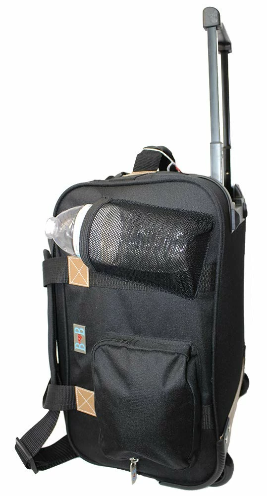 17" Rolling Personal Item Under Seat Luggage For Virgin Australian, Sun Country, Alaska, Delta Airlines (Black) 3 17" Rolling Personal Item Under Seat Luggage For Virgin Australian, Sun Country, Alaska, Delta Airlines (Black)