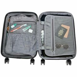 Kenneth Cole Reaction Continuum Hardside 8-Wheel Expandable Upright Spinner Luggage, Vivid Blue, 2-Piece (20" Carry-On / 28" Check Size) -LUGGAGE FACTORY Sales 51ce87EaZPL 8b92522b ba4e 4659 ab16 0b12446afe47