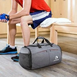 Canway Sports Gym Bag, Travel Duffel Bag With Wet Pocket & Shoes Compartment for Men Women, 45L, Lightweight 11 Canway Sports Gym Bag, Travel Duffel Bag With Wet Pocket & Shoes Compartment for Men Women, 45L, Lightweight -LUGGAGE FACTORY Sales 51e3KQIMleL