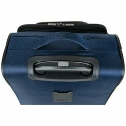 Kenneth Cole Reaction Rugged Roamer Luggage Collection Lightweight Softside Expandable 8-Wheel Spinner Travel Suitcase Bag, Navy, 20-inch Carry-On -LUGGAGE FACTORY Sales 51f1Qju1OTL