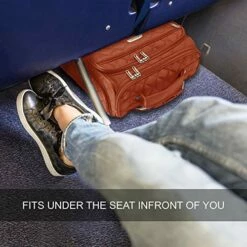 16.5" Underseat Women Luggage Carry On Suitcase - Small Rolling Tote Bag With Wheels (Orange) -LUGGAGE FACTORY Sales 51g lBh4vsL