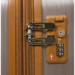 World Traveler Classique Hardside 2-PC Carry-On Spinner Luggage Set, Rose Gold, One Size -LUGGAGE FACTORY Sales 51hF4hWtuML